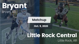 Matchup: Bryant  vs. Little Rock Central  2020