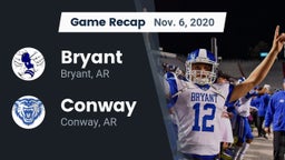Recap: Bryant  vs. Conway  2020