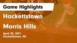 Hackettstown  vs Morris Hills  Game Highlights - April 28, 2021