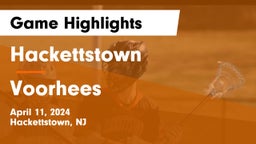 Hackettstown  vs Voorhees  Game Highlights - April 11, 2024