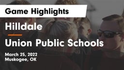 Hilldale  vs Union Public Schools Game Highlights - March 25, 2022