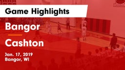 Bangor  vs Cashton  Game Highlights - Jan. 17, 2019