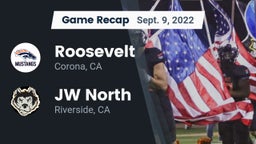 Recap: Roosevelt  vs. JW North  2022
