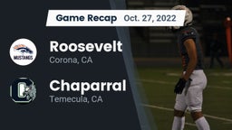 Recap: Roosevelt  vs. Chaparral  2022