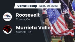 Recap: Roosevelt  vs. Murrieta Valley  2022