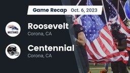 Recap: Roosevelt  vs. Centennial  2023