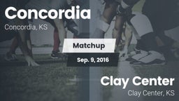 Matchup: Concordia vs. Clay Center  2016