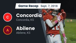 Recap: Concordia  vs. Abilene  2018
