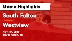 South Fulton  vs Westview  Game Highlights - Nov. 24, 2020