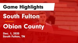 South Fulton  vs Obion County  Game Highlights - Dec. 1, 2020