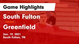 South Fulton  vs Greenfield  Game Highlights - Jan. 19, 2021