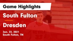 South Fulton  vs Dresden  Game Highlights - Jan. 22, 2021