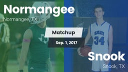 Matchup: Normangee High vs. Snook  2017