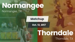 Matchup: Normangee High vs. Thorndale  2017