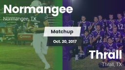 Matchup: Normangee High vs. Thrall  2017