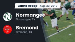 Recap: Normangee  vs. Bremond  2019