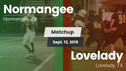 Matchup: Normangee High vs. Lovelady  2019