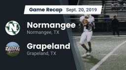 Recap: Normangee  vs. Grapeland  2019