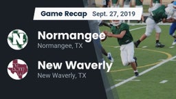 Recap: Normangee  vs. New Waverly  2019