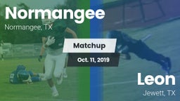 Matchup: Normangee High vs. Leon  2019