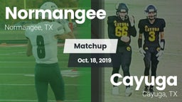 Matchup: Normangee High vs. Cayuga  2019