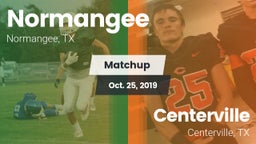 Matchup: Normangee High vs. Centerville  2019