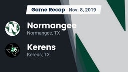 Recap: Normangee  vs. Kerens  2019