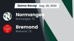 Recap: Normangee  vs. Bremond  2020