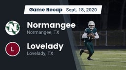 Recap: Normangee  vs. Lovelady  2020