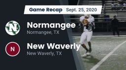 Recap: Normangee  vs. New Waverly  2020