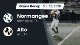 Recap: Normangee  vs. Alto  2020