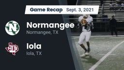 Recap: Normangee  vs. Iola  2021