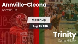 Matchup: Annville-Cleona vs. Trinity  2017