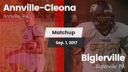 Matchup: Annville-Cleona vs. Biglerville  2017