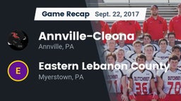 Recap: Annville-Cleona  vs. Eastern Lebanon County  2017