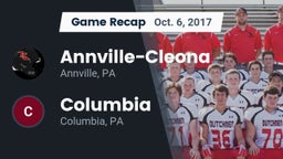 Recap: Annville-Cleona  vs. Columbia  2017
