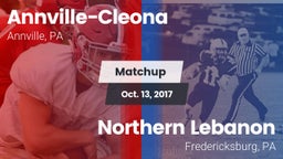 Matchup: Annville-Cleona vs. Northern Lebanon  2017