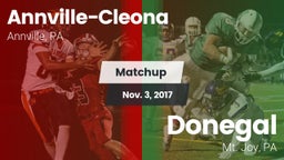 Matchup: Annville-Cleona vs. Donegal  2017