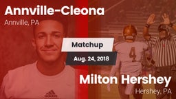 Matchup: Annville-Cleona vs. Milton Hershey  2018