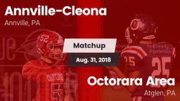 Matchup: Annville-Cleona vs. Octorara Area  2018