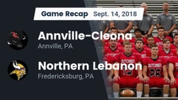 Recap: Annville-Cleona  vs. Northern Lebanon  2018