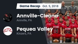 Recap: Annville-Cleona  vs. Pequea Valley  2018