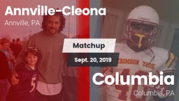 Matchup: Annville-Cleona vs. Columbia  2019