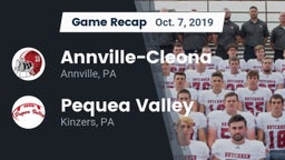 Recap: Annville-Cleona  vs. Pequea Valley  2019