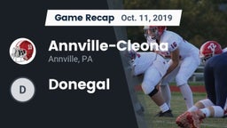 Recap: Annville-Cleona  vs. Donegal 2019