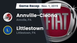 Recap: Annville-Cleona  vs. Littlestown  2019