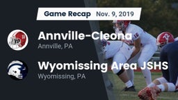 Recap: Annville-Cleona  vs. Wyomissing Area JSHS 2019