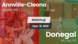 Matchup: Annville-Cleona vs. Donegal  2020