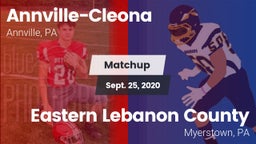 Matchup: Annville-Cleona vs. Eastern Lebanon County  2020