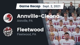 Recap: Annville-Cleona  vs. Fleetwood  2021